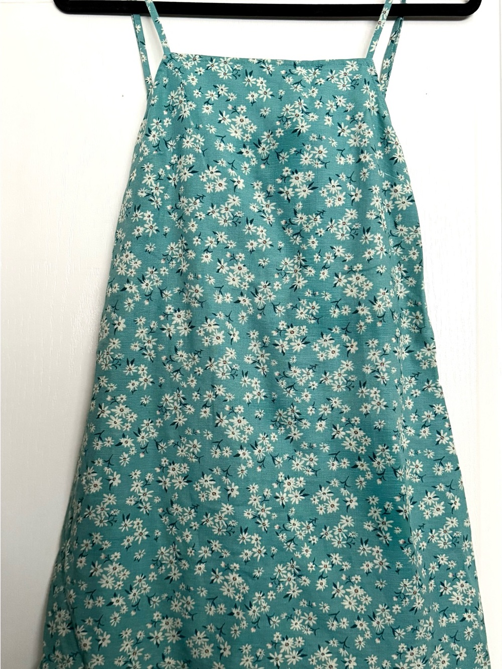 American Eagle Outfitters Teal Floral Daisy Slip Dress